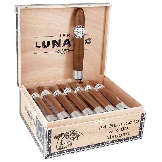 JFR Lunatic Maduro Belicoso 8" * 80