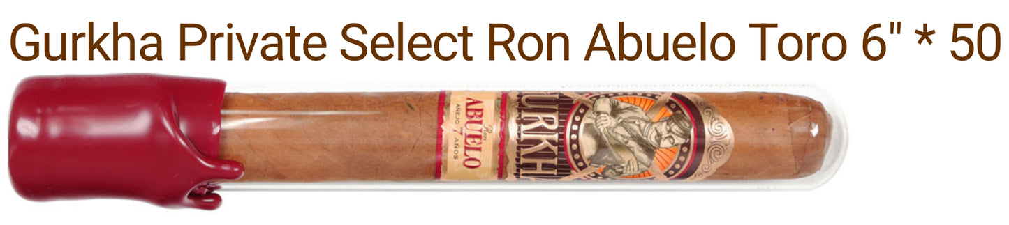 Gurkha Private Select Ron Abuelo Toro 6" * 50